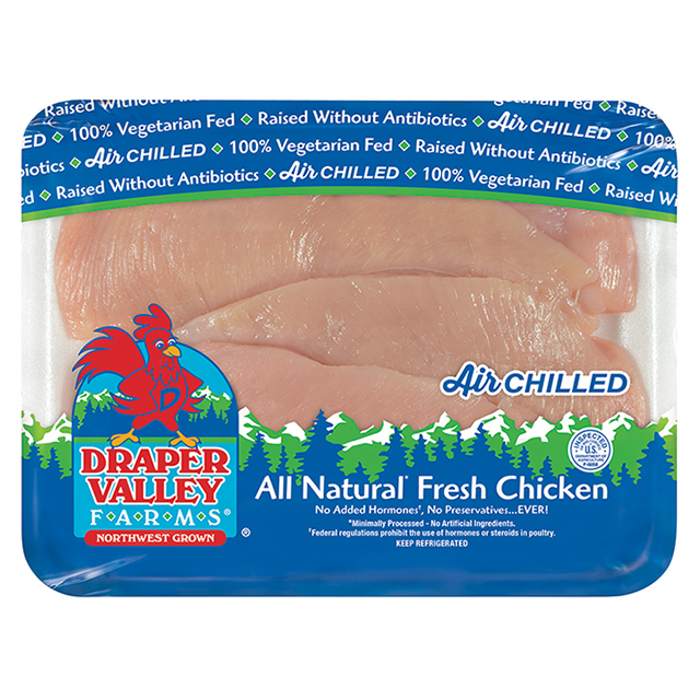 DRAPER VALLEY FARMS® Thin Sliced Boneless Skinless Chicken Breasts