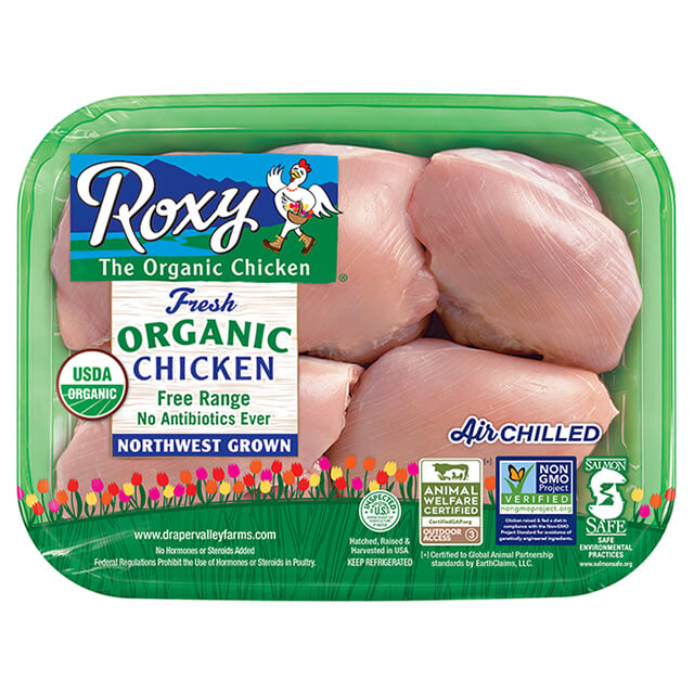 ROXY® Organic Boneless Skinless Chicken Thighs