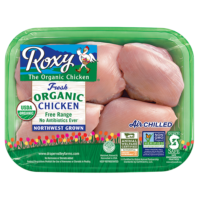 ROXY® Organic Boneless Skinless Chicken Thighs