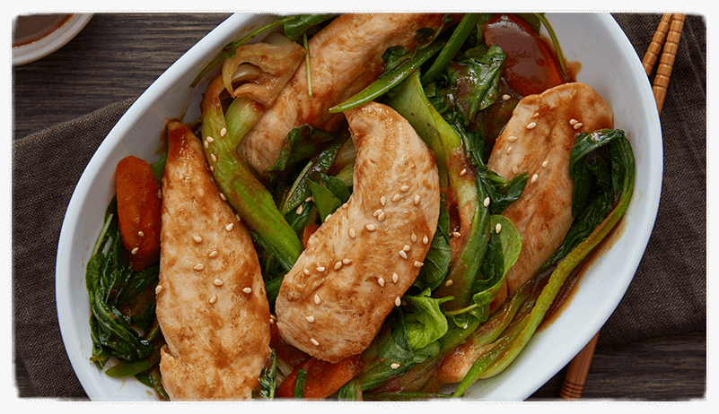 Chicken and Bok Choy Stir Fry