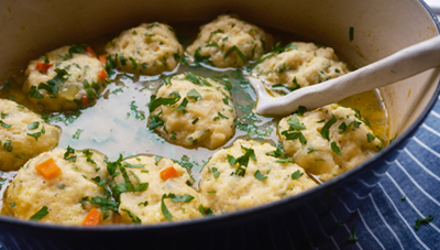 Chicken and Cornmeal Dumpling