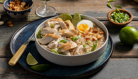 Filipino-Style Chicken and Rice Porridge