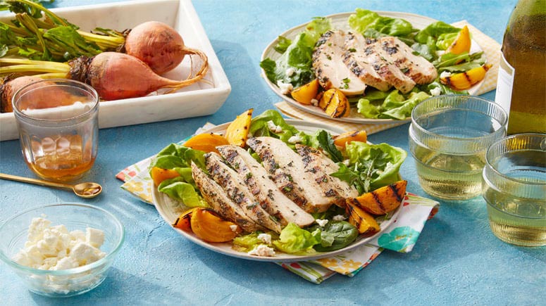 Grilled Chicken and Golden Beet Salad