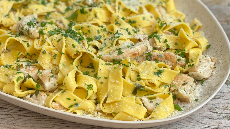 Lemony Chicken Tagliatelle