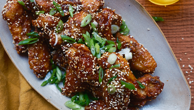 Korean Style Air Fry Chicken Wings