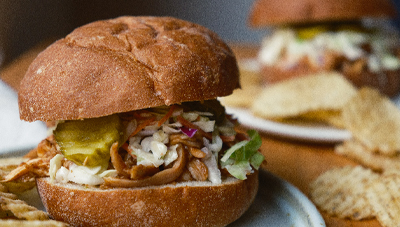 Pulled BBQ Chicken Sandwiches