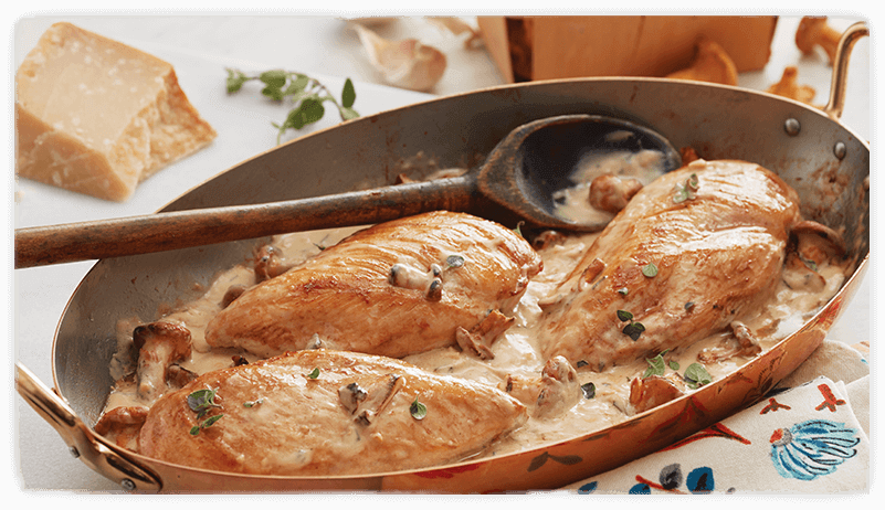 Sautéed Chicken Breast & Mushroom Sauce