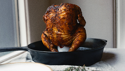 Smokey Beer Can Chicken