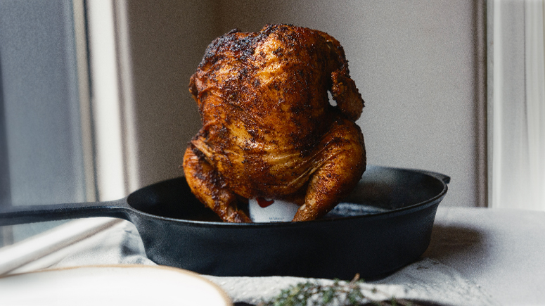 Smokey Beer Can Chicken