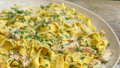 Lemony Chicken Tagliatelle