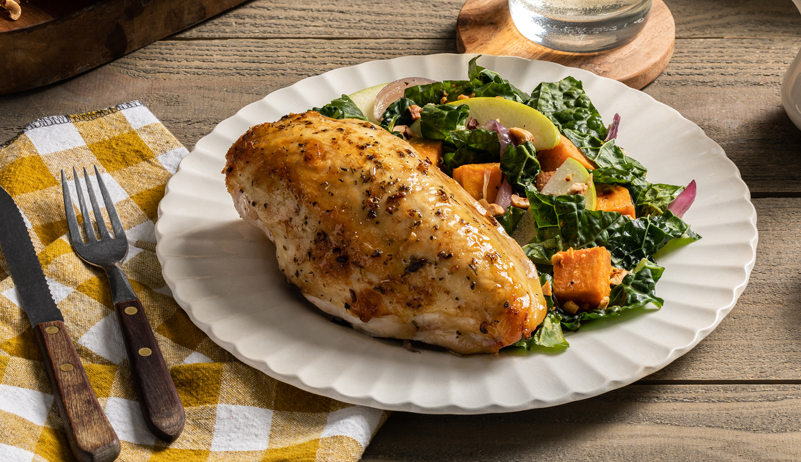 Sheet-Pan Autumn Chicken Salad