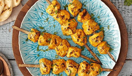 Tandoori Style Chicken Kabobs